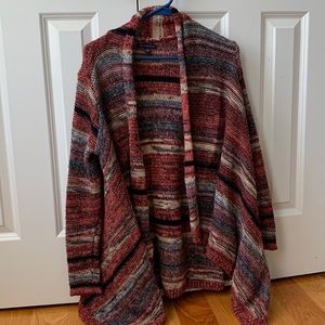 American Eagle Striped Cardigan